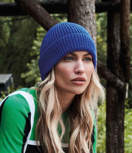Beechfield Engineered Knit Ribbed Beanie - BRO - ONE